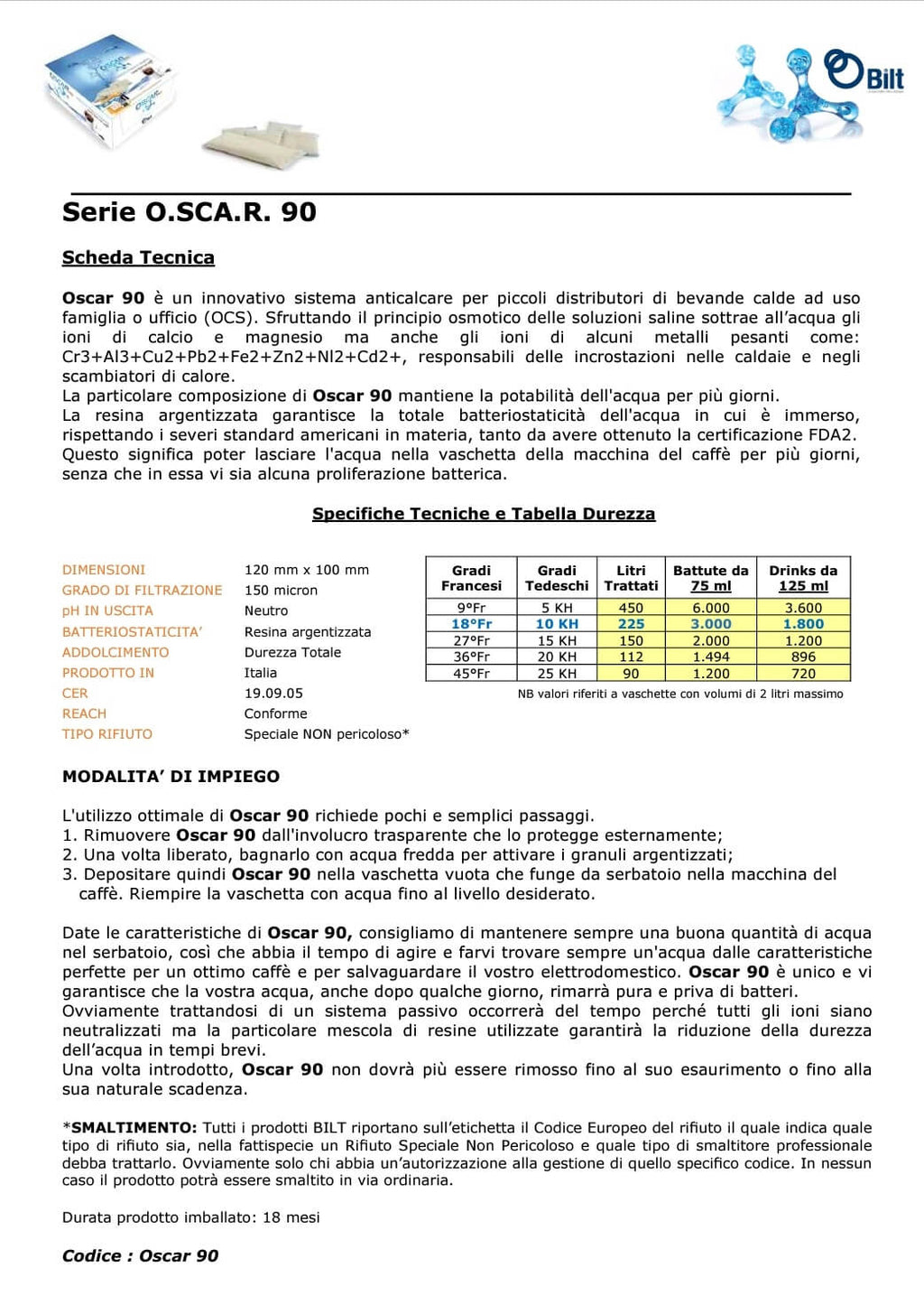 oscar_90_scheda_tecnica